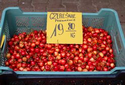 Czereśnie. Ceny niższe, ale zbiory zagrożone