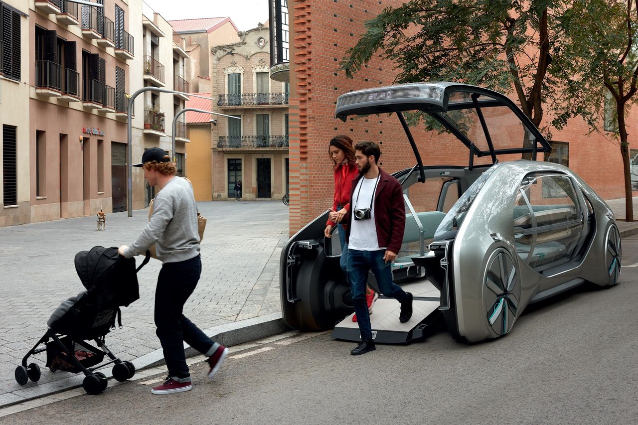 Pojazd-robot Renault ma być alternatywą dla transportu publicznego