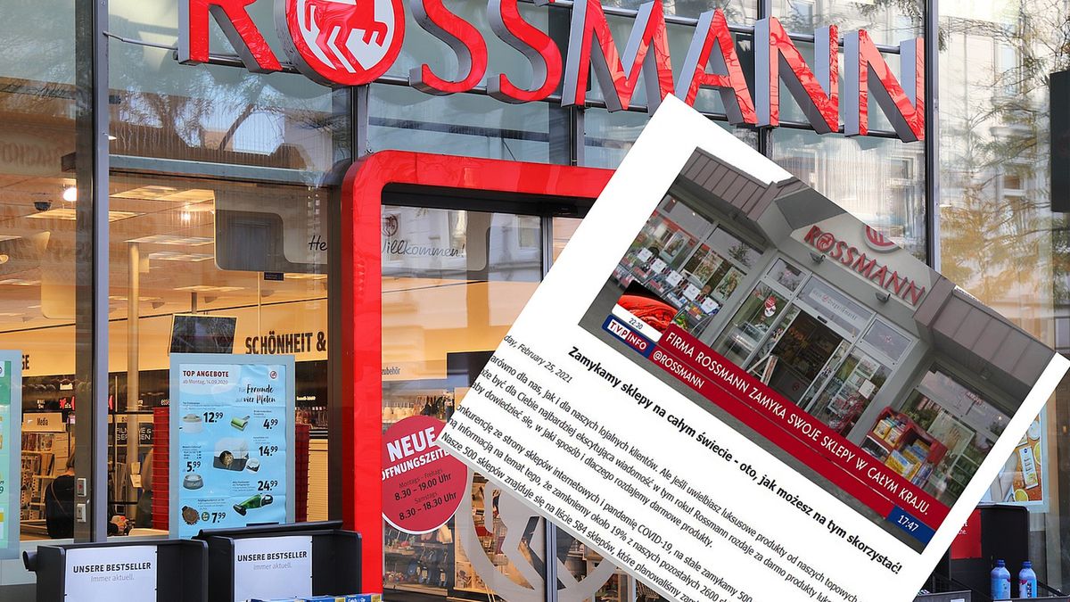 Rossmann padł ofiarą oszustwa. 