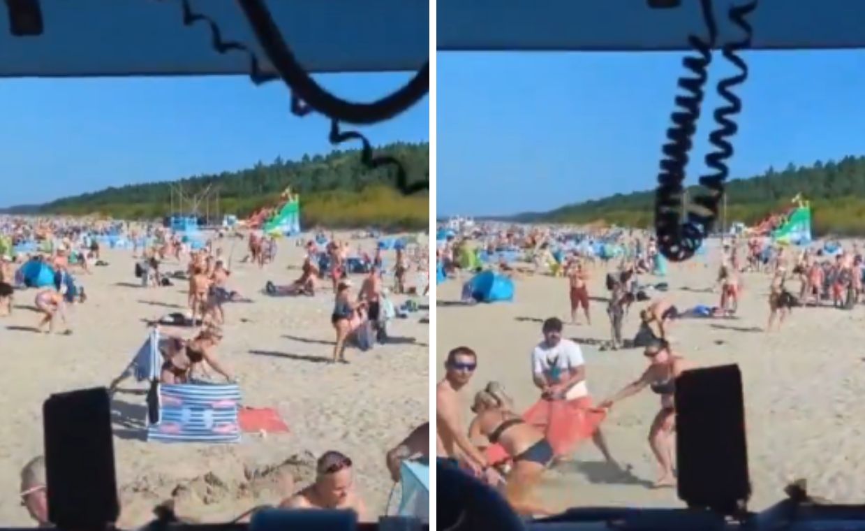 "Proszę zabierać rzeczy". Bulwersujące zachowanie turystów na plaży