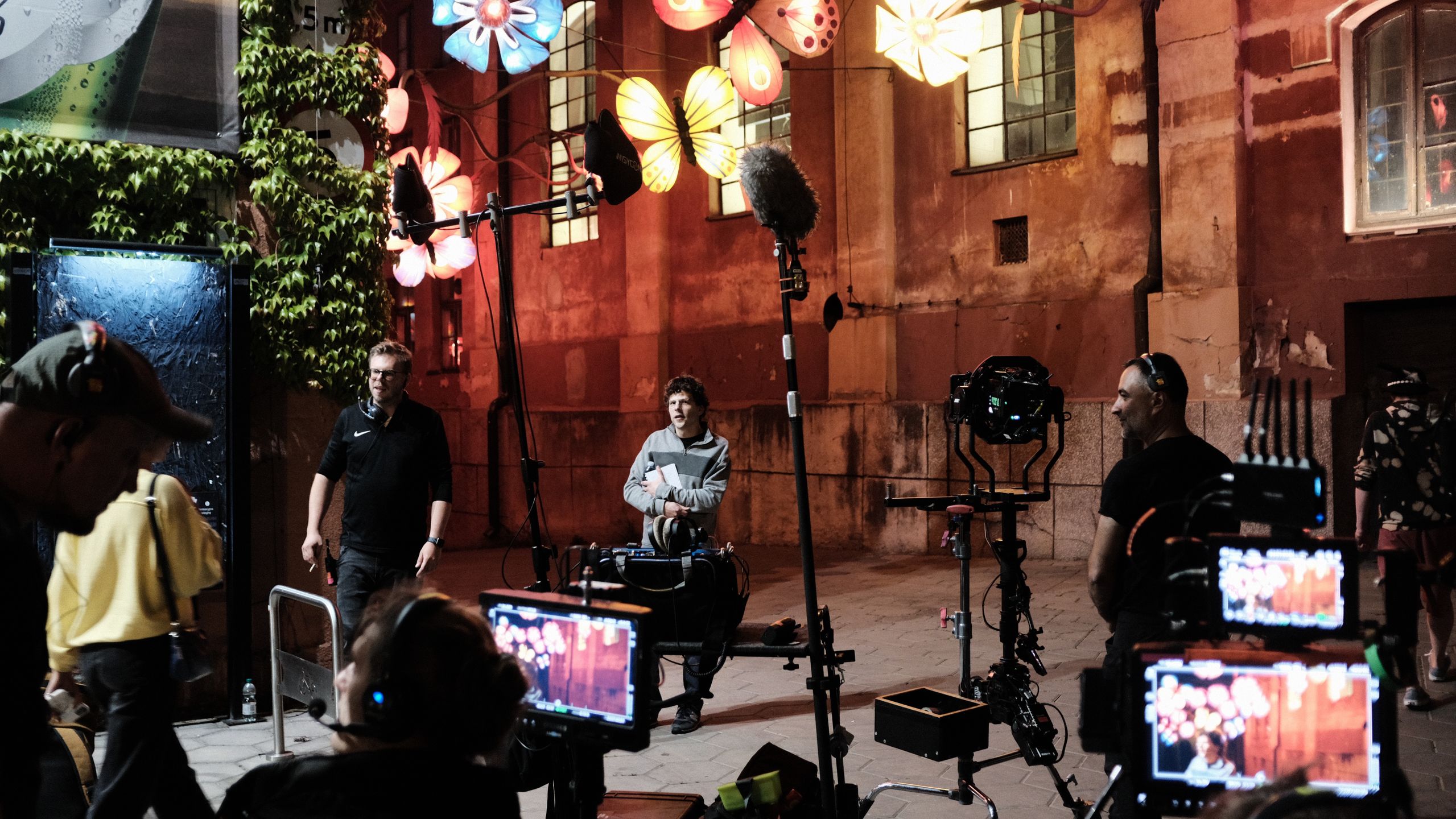 Na planie filmu "Prawdziwy ból" w Lublinie