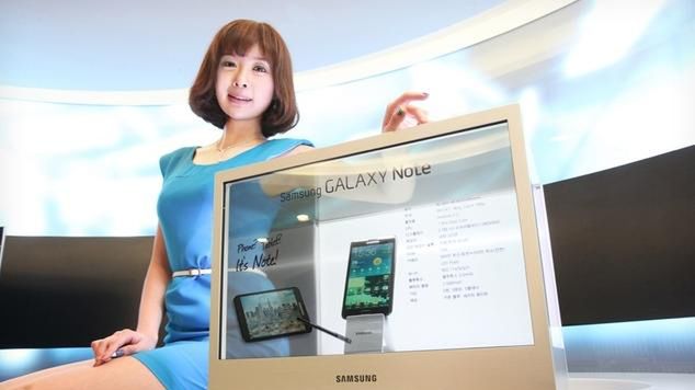 Samsung będzie sprzedawać przezroczyste wyświetlacze [IFA 2012] 1