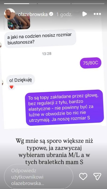 Jak mieszka Ola Żebrowska?