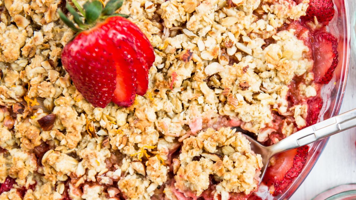 Truskawki pod kruszonką