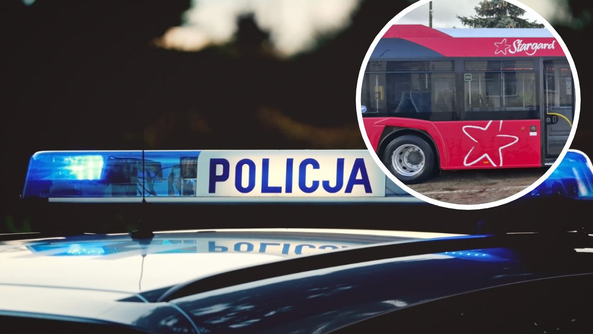 W autobusie przebywało kilka osób