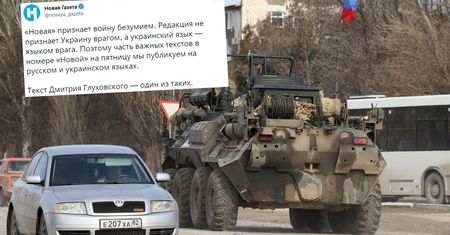 "Ta wojna to szaleństwo". Stanowisko rosyjskiej gazety