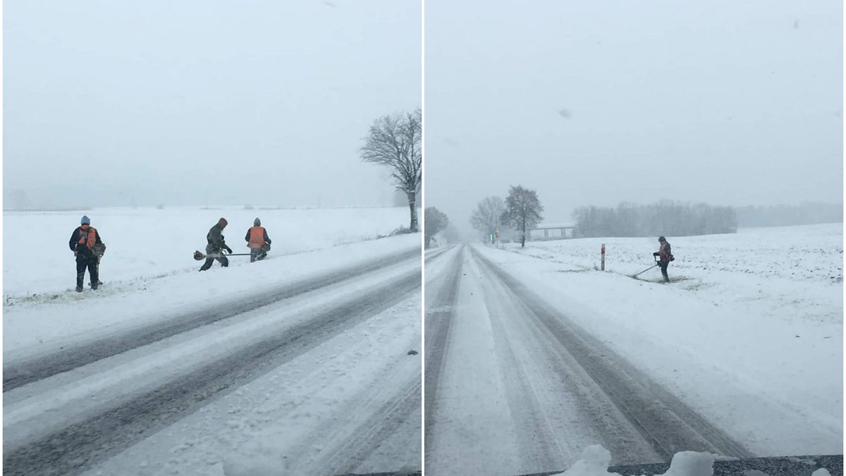 Zimowe koszenie traw 