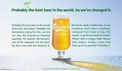 Carlsberg w nowej kampanii przyznaje, że „prawdopodobnie wcale nie jest najlepszym piwem na świecie”