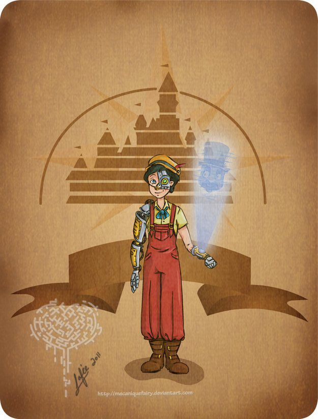 Bohaterowie Disneya w steampunkowym stylu! 11
