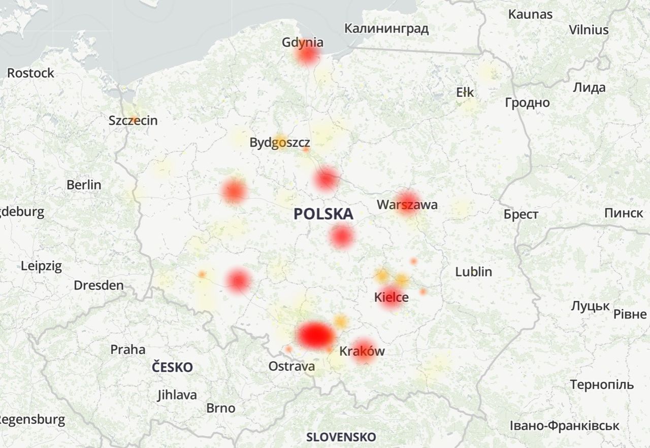 Internet Vectra nie działa. Awarie w całej Polsce