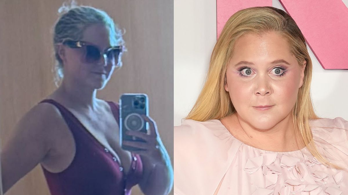 Amy Schumer cyka fotkę w stroju kąpielowym