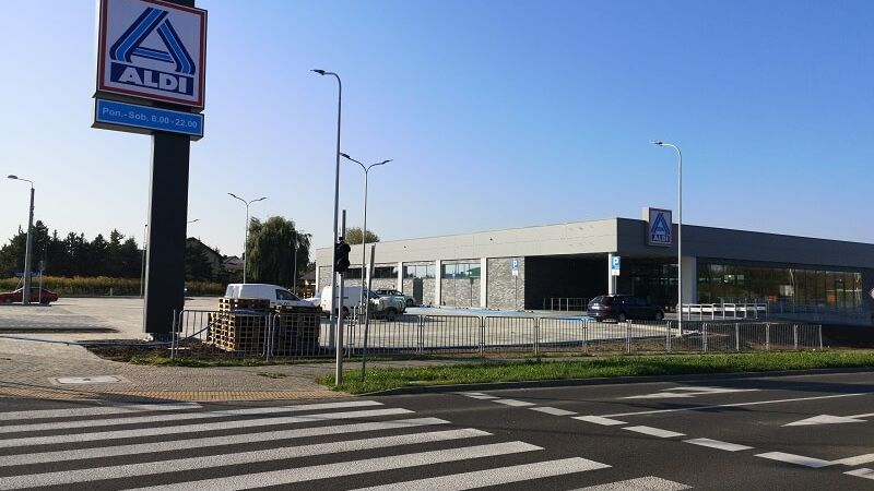 Aldi przy ul. Zelwerowicza w Lublinie
