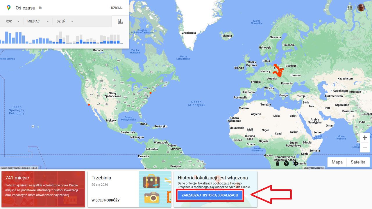 Mapy Google: co daje oś czasu i jak ją wyłączyć?