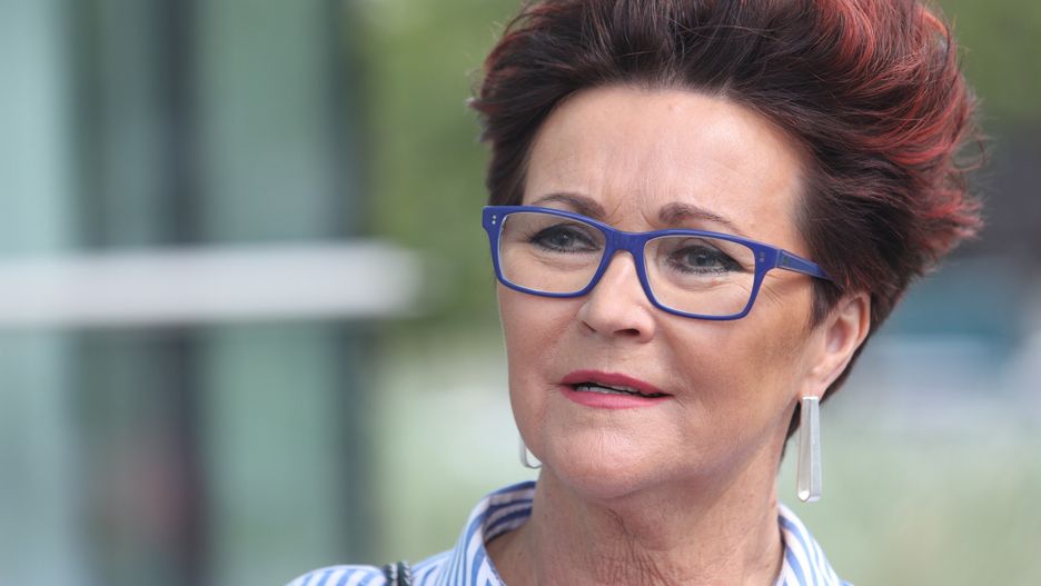 Jolanta Kwaśniewska w 2020 roku, przed drugą turą wyborów prezydenckich 