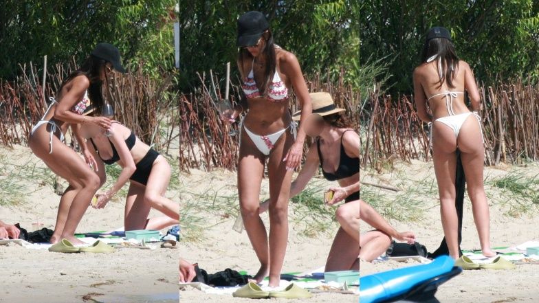 Klaudia El Dursi na plaży w Chałupach