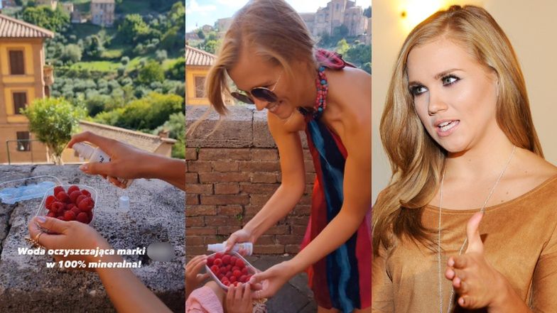 Agnieszka Kaczorowska dyskutuje z internautami pod instagramową reklamą