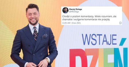 Maciej Dolega pochwalił się transferem z TVN-u do TVP. Po fali krytyki ZABLOKOWAŁ KOMENTARZE