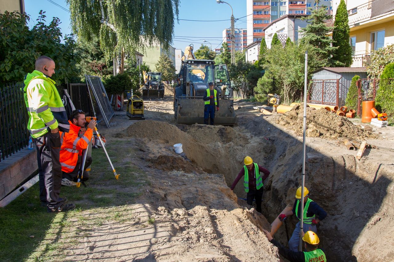 Trwają prace na ul. Gronowej