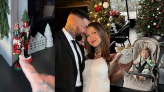 Tak Deynn udekorowała willę na święta: wieńce, choinka i przyklejone do podłogi dziadki do orzechów (ZDJĘCIA)