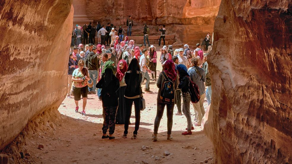 Teraz nie ma mowy o takich tłumach 