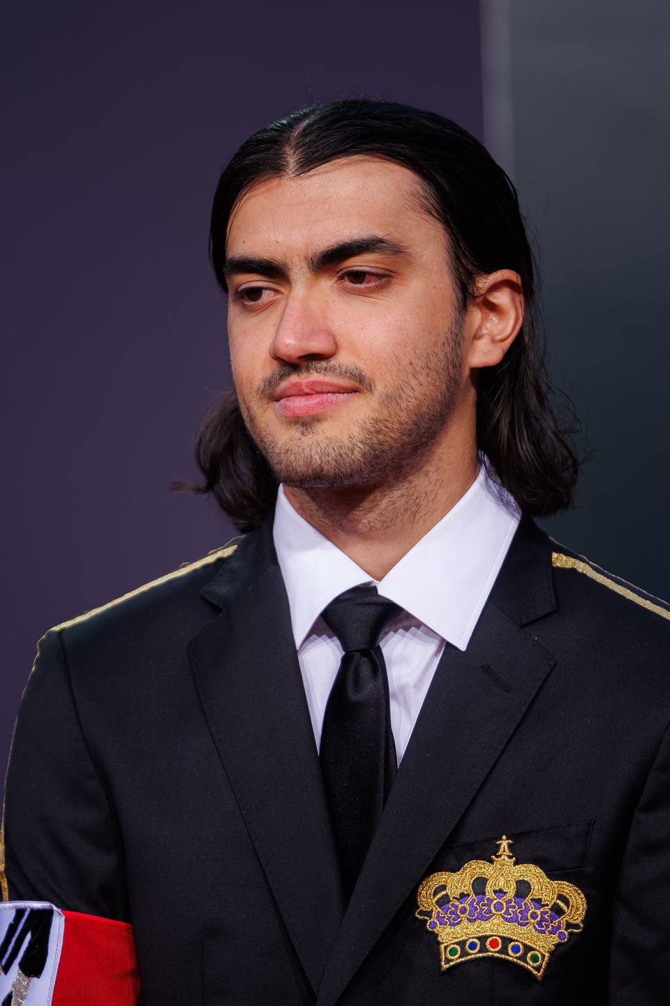 Blanket i Prince Jacksonowie na premierze filmu "Michael"