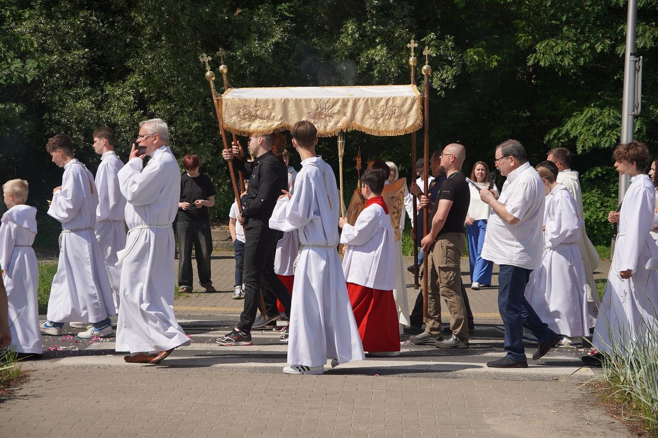 Boże Ciało, Procesja Parafia pw.  Św Rafała Kalinowskiego w Pile