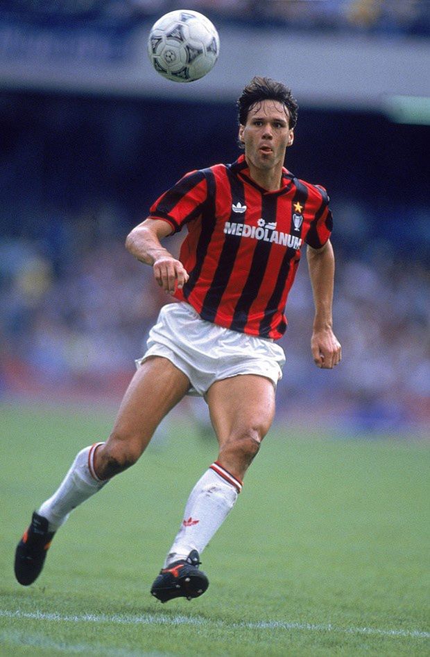 Marco van Basten w AC Milan fot. domena publiczna