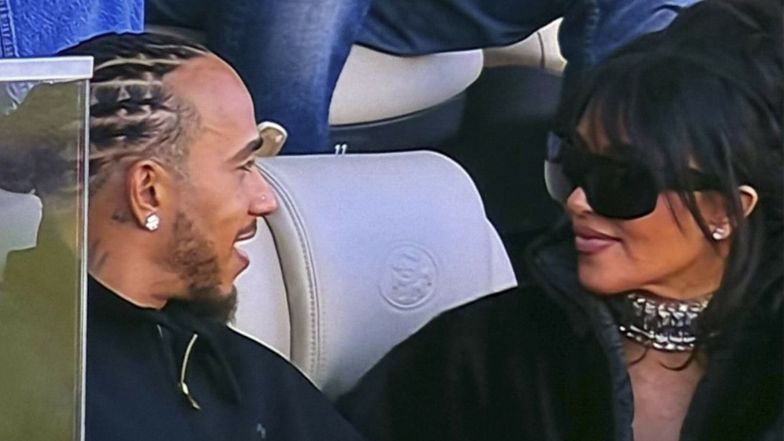 Kardashian i Hamilton na Super Bowl. Oto o czym rozmawiali