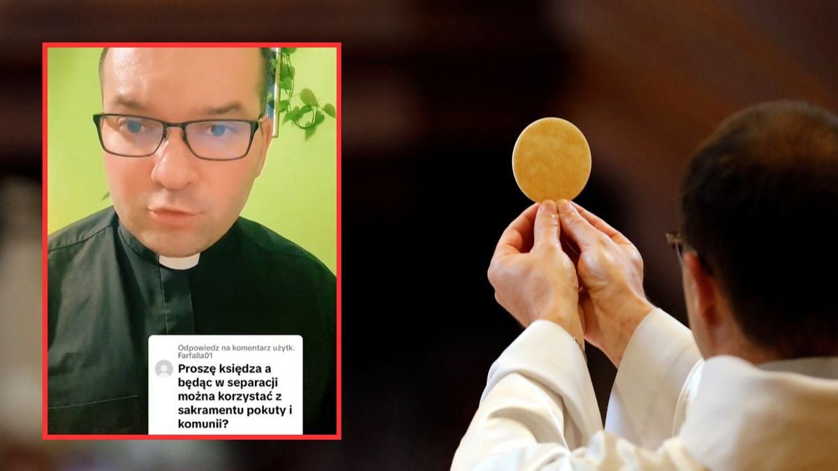 Separacja a komunia święta. Ksiądz rozwiewa wątpliwości. 