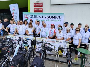 Rowerowe Łysomice mają stolicę Polski, a Jacek Kwiatkowski - rekord Guinnessa