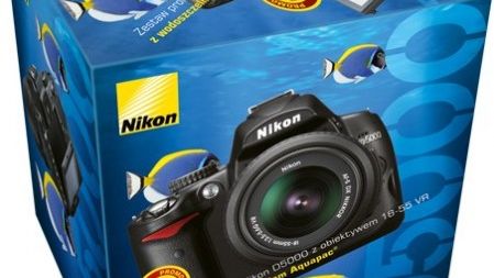 Nikon D5000 w zestawie pod wodę 1