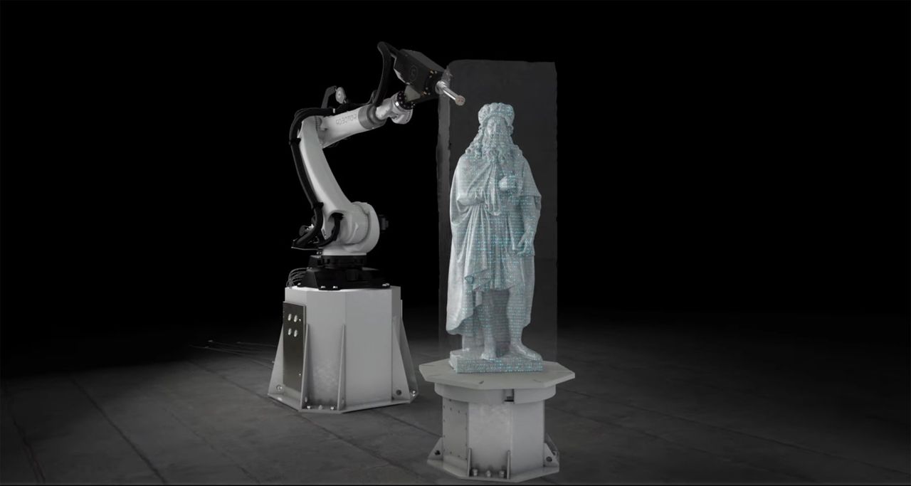 Robotor 1L potrafi wykonać 99 proc. pracy rzeźbiarza
