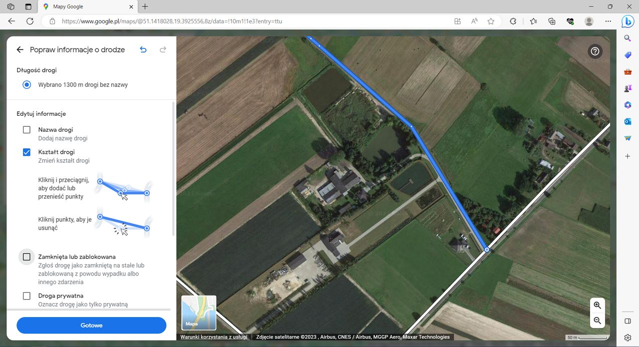 Google Maps - jak zgłosić błąd na mapie?