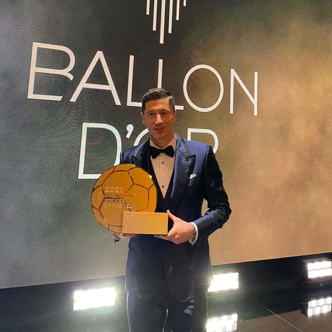Robert Lewandowski z nagrodą