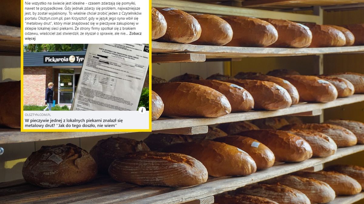 Drut w pieczywie? Dziecko miało przebity język 