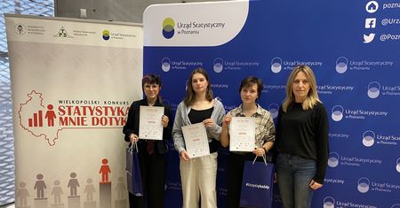 Uczennice ZSE Piła w czołówce Wielkopolskiego Konkursu "Statystyka mnie dotyka"