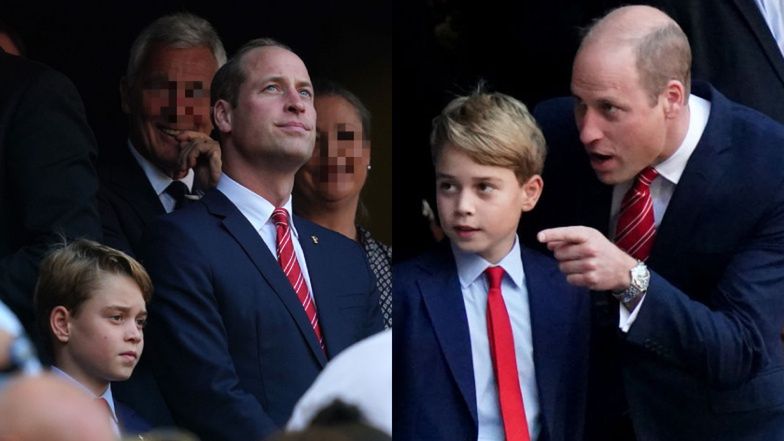 Książę William i jego starszy syn kibicowali drużynie Walii podczas meczu rugby, na którym wspólnie się pojawili
