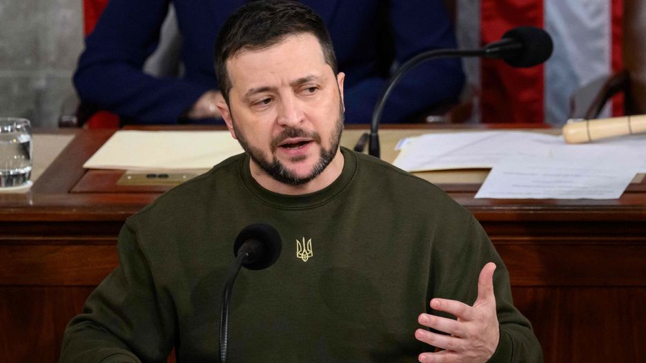 Prezydent Zełenski przemawiał na Kapitolu