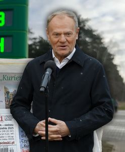 Afera o cenę paliwa. Tusk wrzucił zdjęcie gazety na dowód