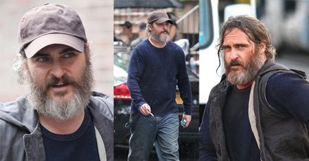 Zaniedbany Joaquin Phoenix przechadza się ulicami Brooklynu (ZDJĘCIA)