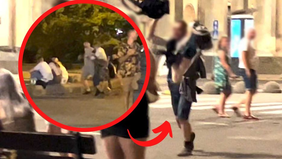 Mężczyzna siał terror przed Pałacem Kultury