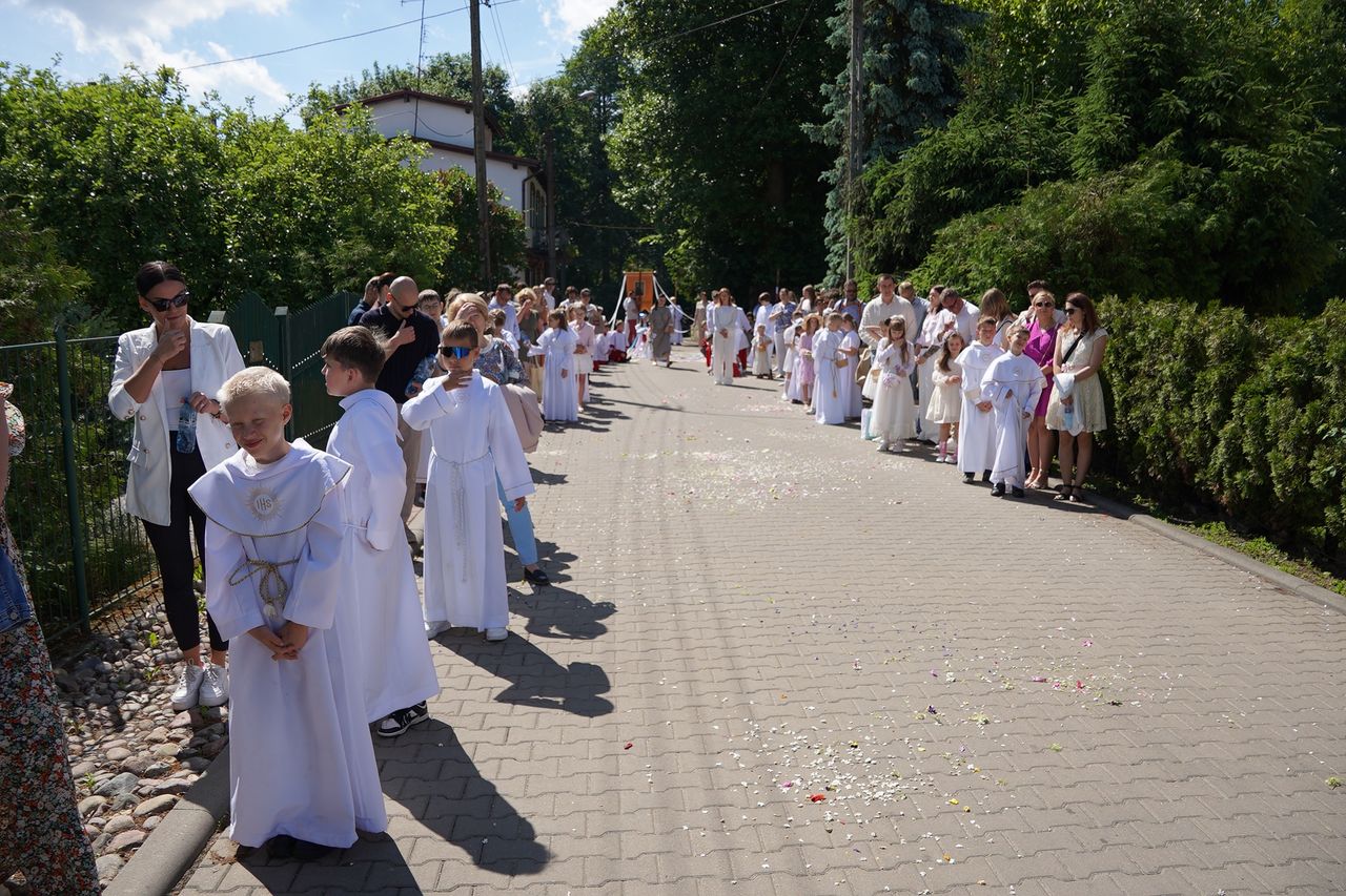 Boże Ciało, Procesja Parafia pw.  Św Rafała Kalinowskiego w Pile