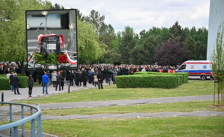 Uroczystości pogrzebowe Tomasza Soleckiego. Prezydent Duda uhonorował go pośmiertnie