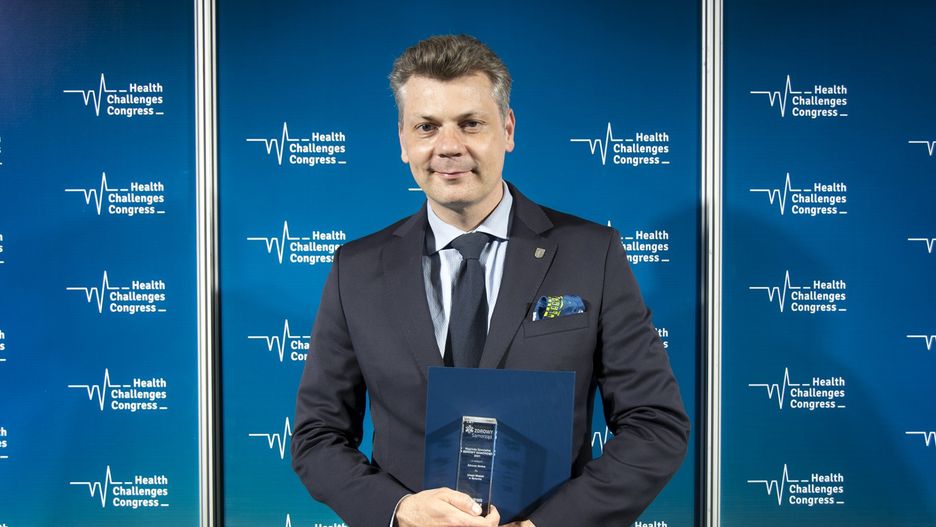 Śląskie. Prezydent Bytomia Mariusz Wołosz odebrał nagrodę specjalną w czwartej edycji konkursu Zdrowy Samorząd.