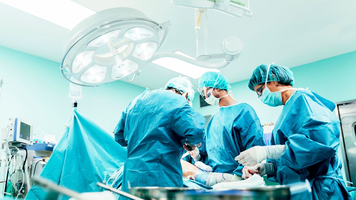 Team of Surgeons Operating in the Hospital.
Santiago Nunez
operation, surgery, operating, surgical, hospital, room, doctor, surgeon, theater, medical, team, work, group, instrumental, clinic, man, woman, medicine, uniform, mask, equipment, nurse, specialist, patient, healthcare, sterile, health, professional, occupation, glove, people, caucasian