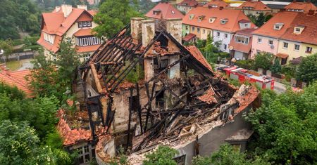 Katastrofa w Świebodzicach. W willi często bawiły się dzieci