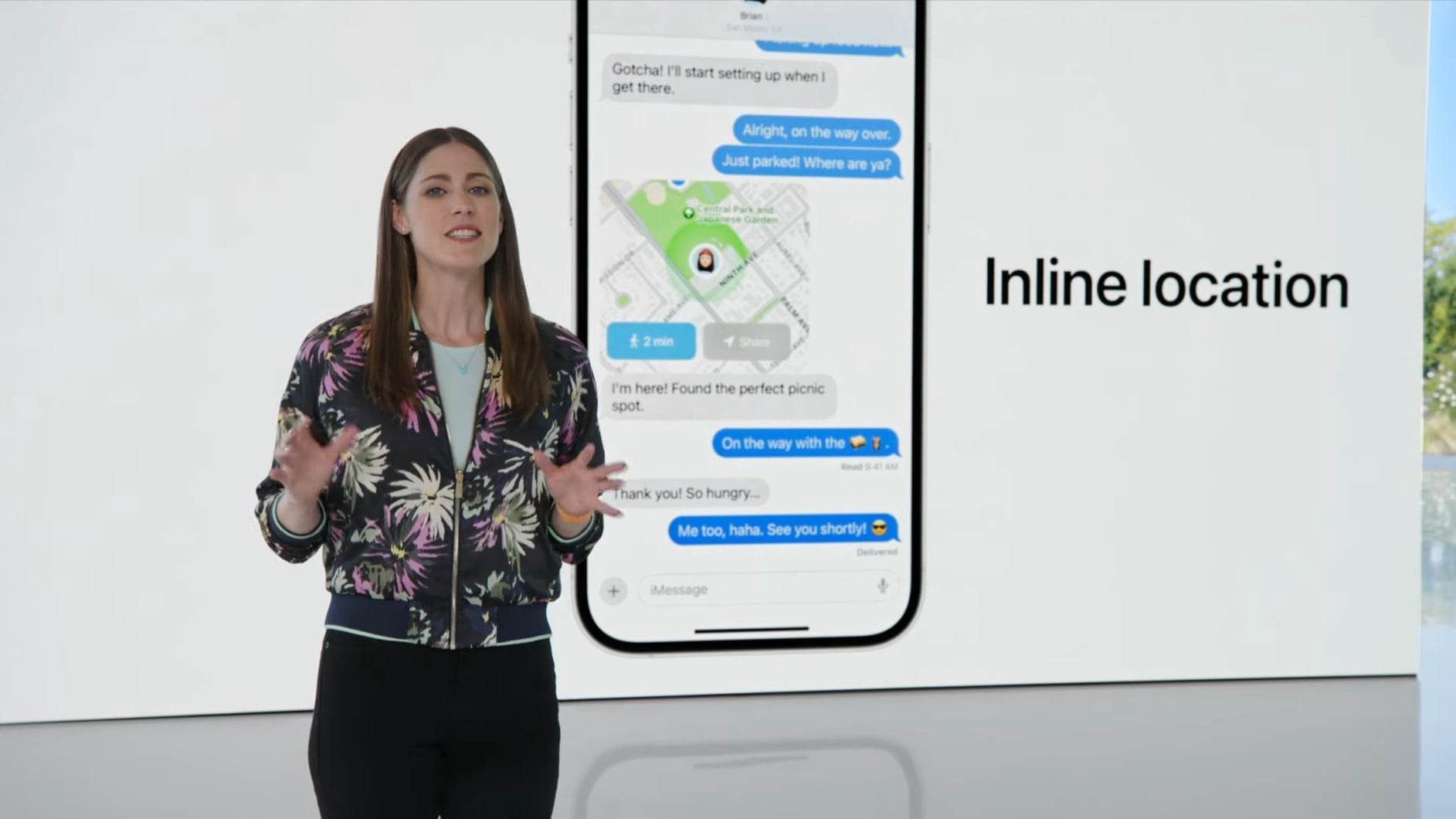 Udostępnianie lokalizacji w iOS 17
