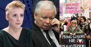 Scheuring-Wielgus wspiera Czarny Piątek: "Kaczyński boi się kobiet. Mam nadzieję, że zobaczy ten tłum!"
