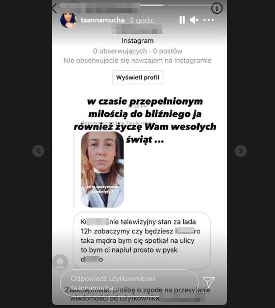 Anna Mucha pokazała hejterskie wiadomości