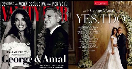 Clooney i Alamuddin w "Vanity Fair Italy"!